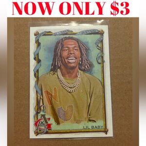 Lil Baby 2022 Topps Allen & Ginter Hip Hop Rap Music Trading Card